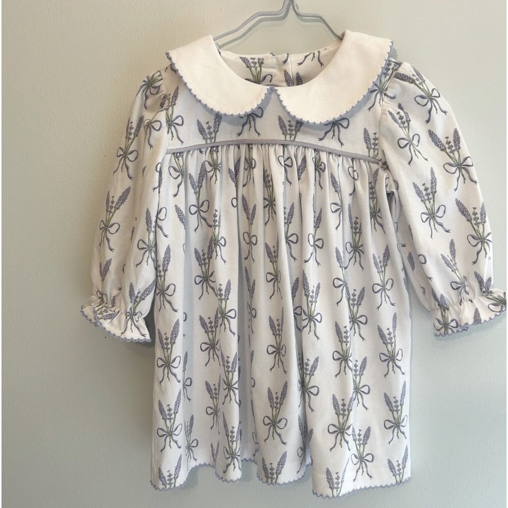 Baby Girls Shrimp & Grits Floral Dress 12 Months